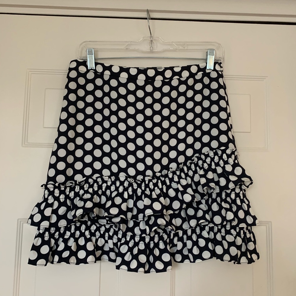 Jcrew Polka dot skirt